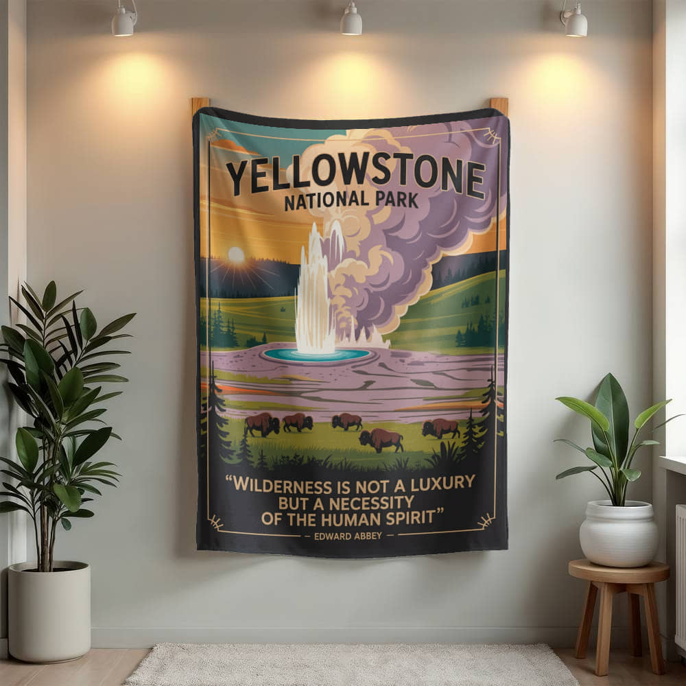 Yellowstone View Blanket