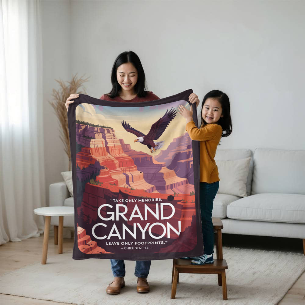 Grand Canyon View Blanket