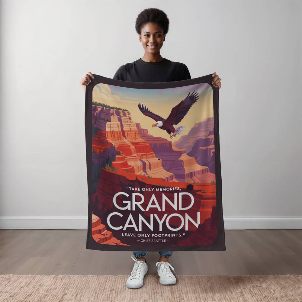 Grand Canyon View Blanket