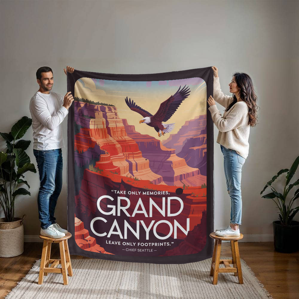 Grand Canyon View Blanket