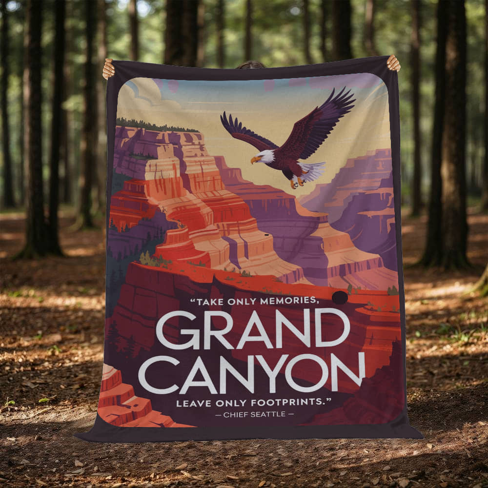 Grand Canyon View Blanket