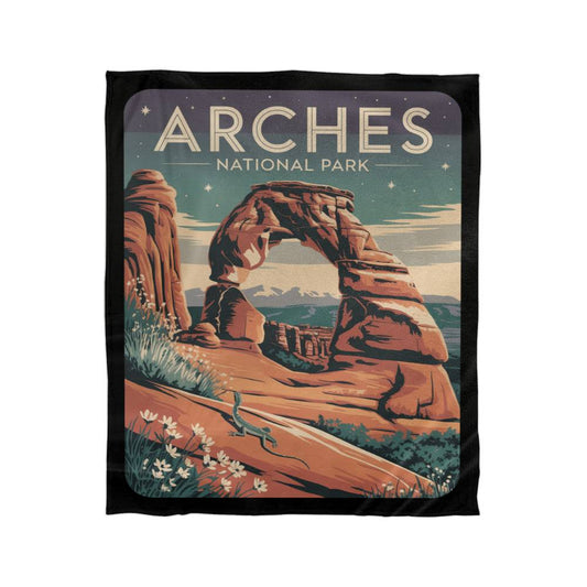 Arches Twilight Blanket