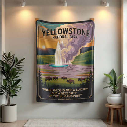 Yellowstone View Blanket