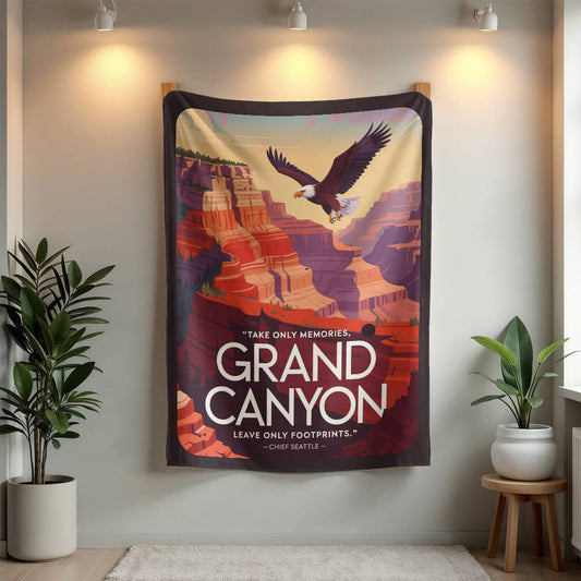 Grand Canyon View Blanket