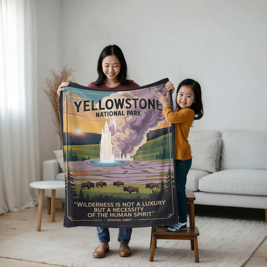 Yellowstone View Blanket