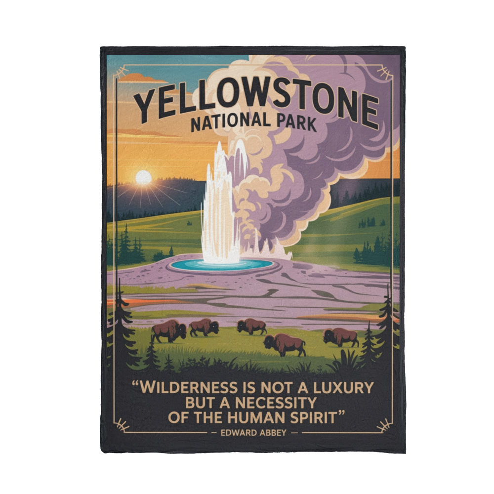 Yellowstone View Blanket