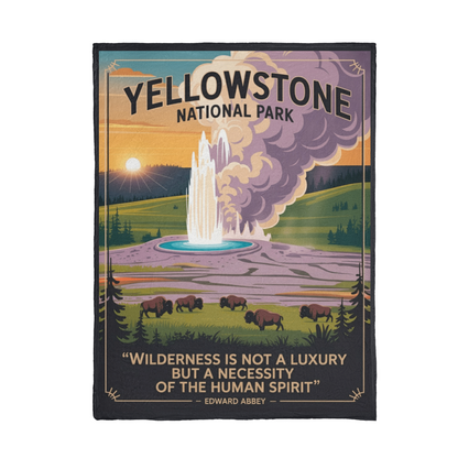 Yellowstone View Blanket