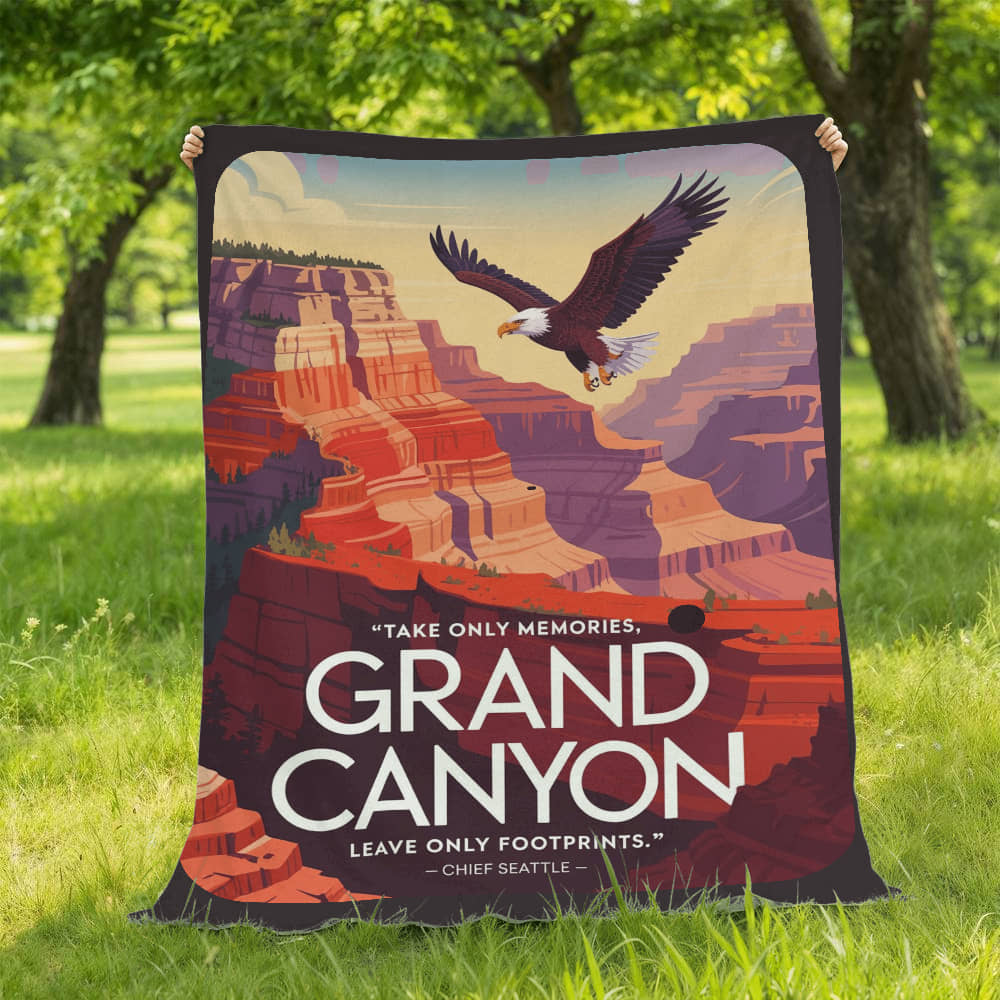Grand Canyon View Blanket