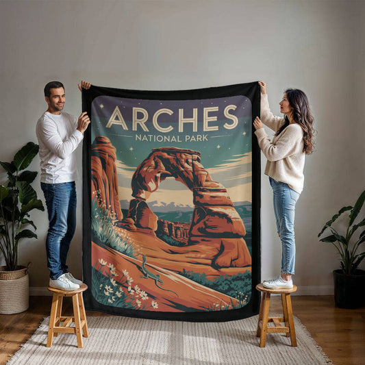 Arches Twilight Blanket