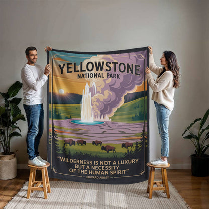 Yellowstone View Blanket